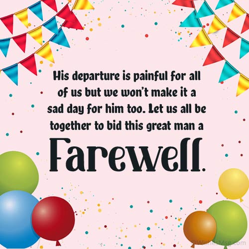 Invitation Messages for Farewell Party