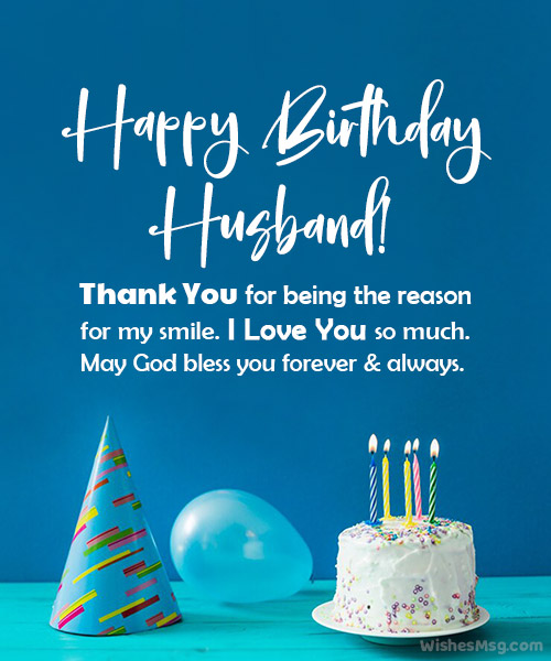 birthday message for husband