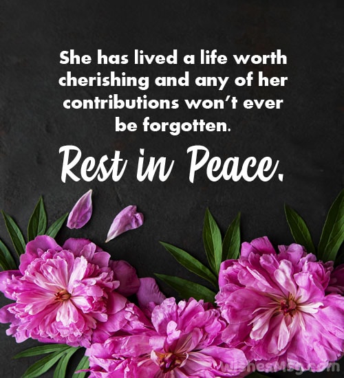 may her soul rest in peace