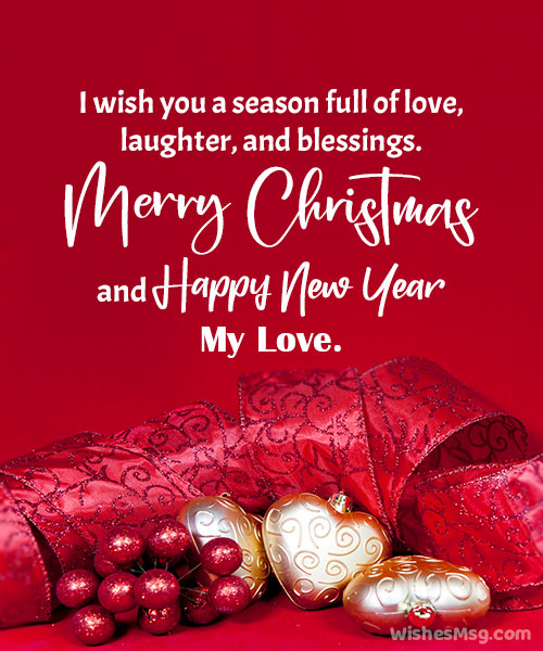 christmas and new year message for boyfriend