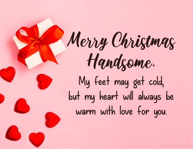 christmas love messages for boyfriend