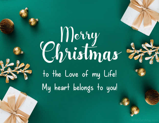 Romantic Messages for Him at Christmas