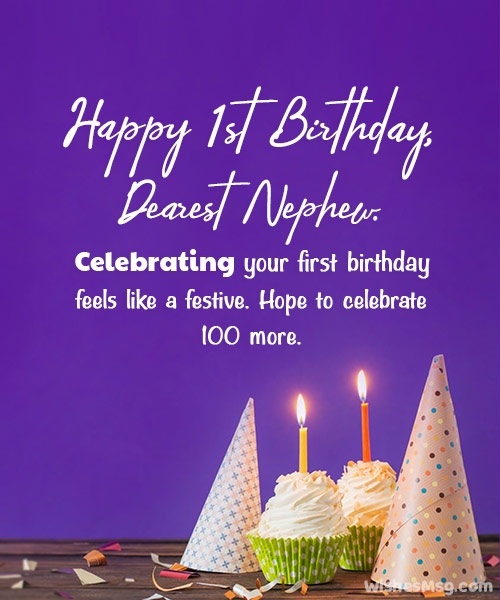1st Birthday Wishes For Nephew