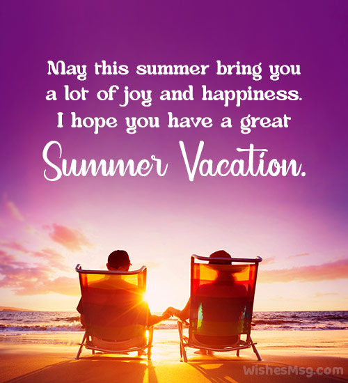Summer Vacation Wishes