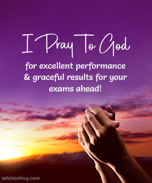 Prayers for Good Luck in Exam