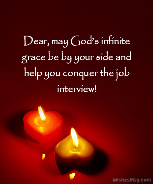 Prayers for Good Luck on Job Interview
