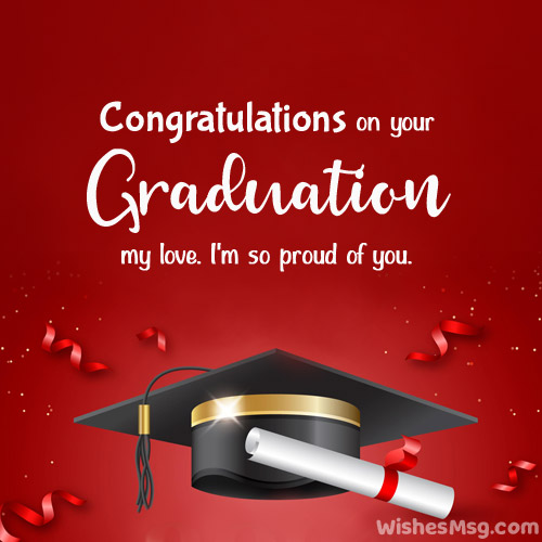 graduation message for her