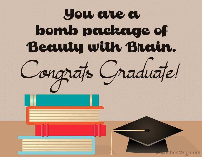 Funny Graduation Messages for Girlfriend
