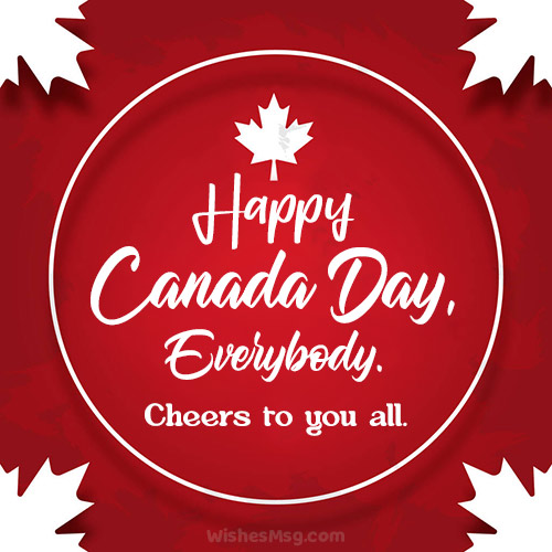 Happy Canada Day To all Canadian