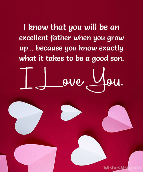 message for my son