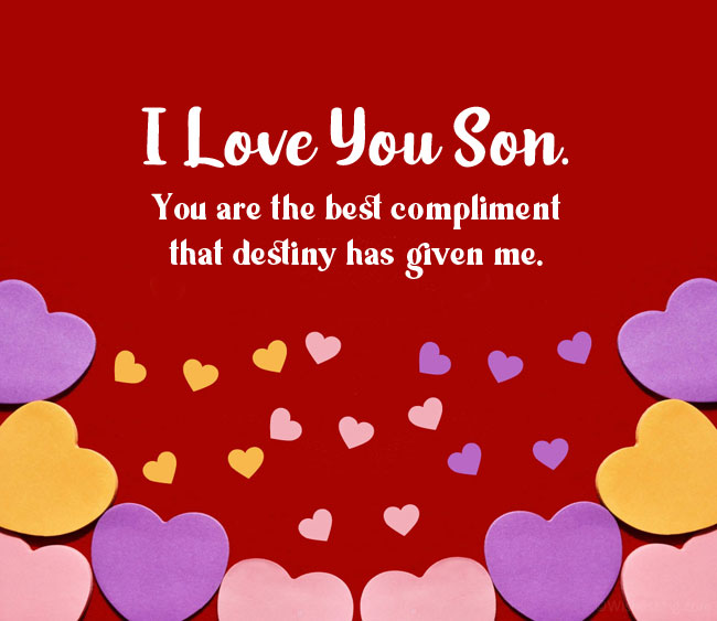 love message to my son