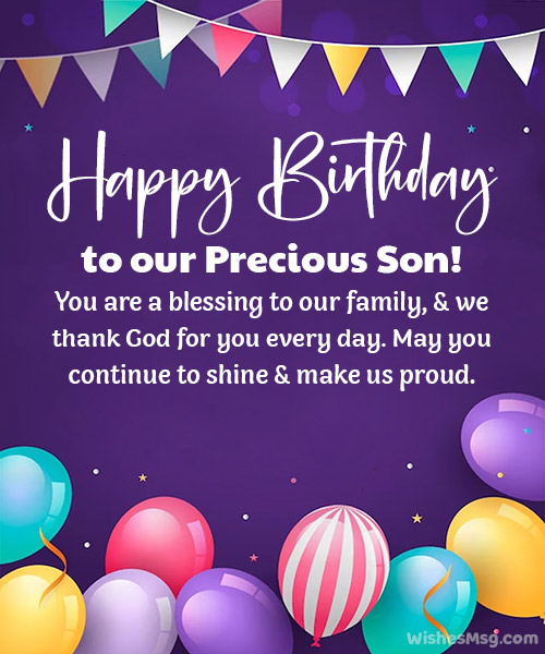 happy birthday messages for son
