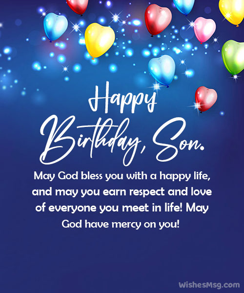 Blessing Birthday Wishes For Son