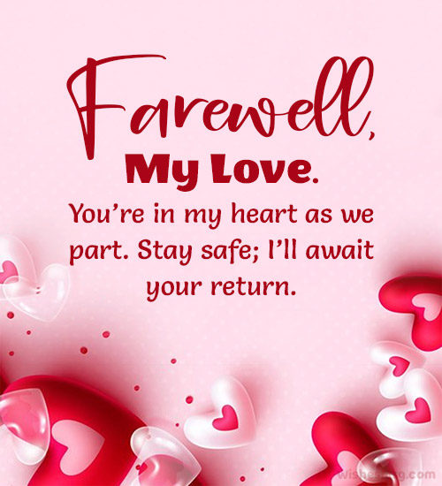 farewell message for boyfriend going abroad