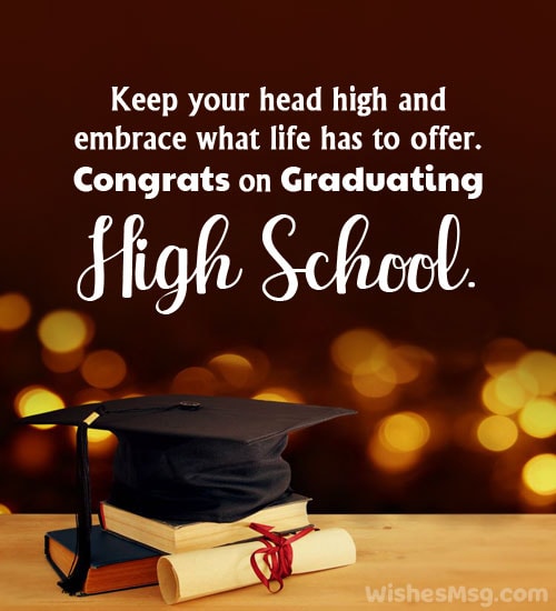 message for high school graduate
