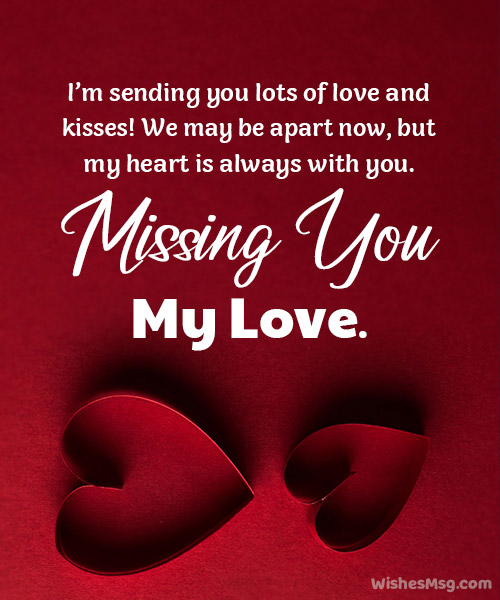 romantic miss u messages
