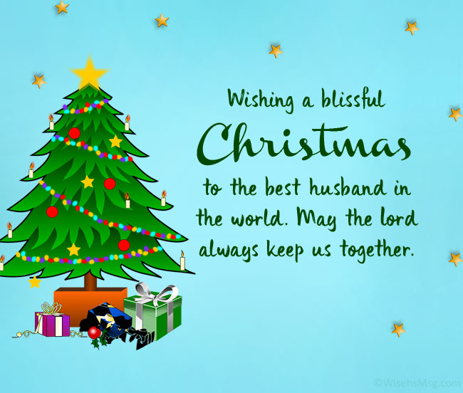 christmas wishes to husband