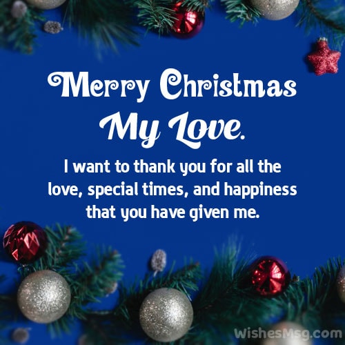 merry christmas wishes for husband