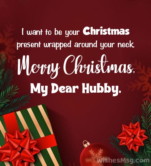 funny christmas wishes for husband