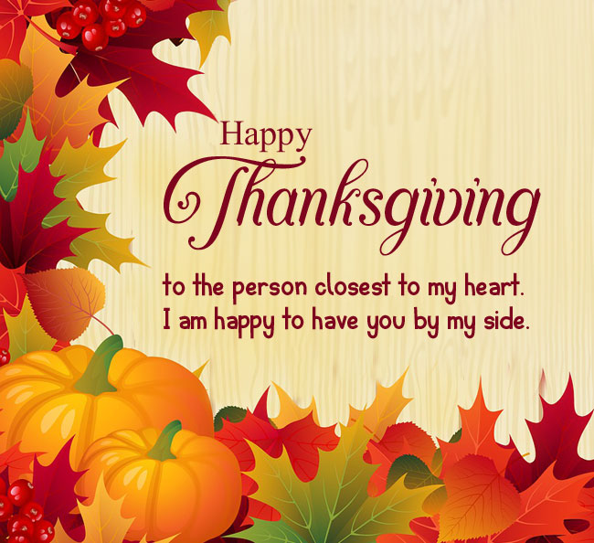 thanksgiving message to family members
