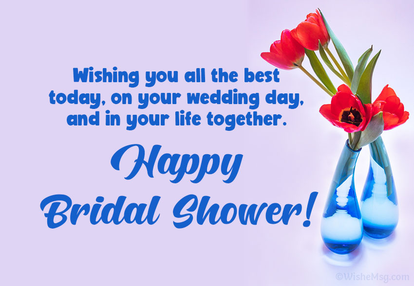 Bridal Shower Card Messages
