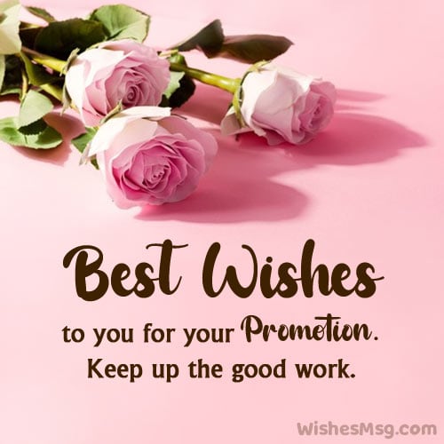 wishes for promotion