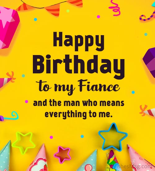 birthday wishes for fiance male