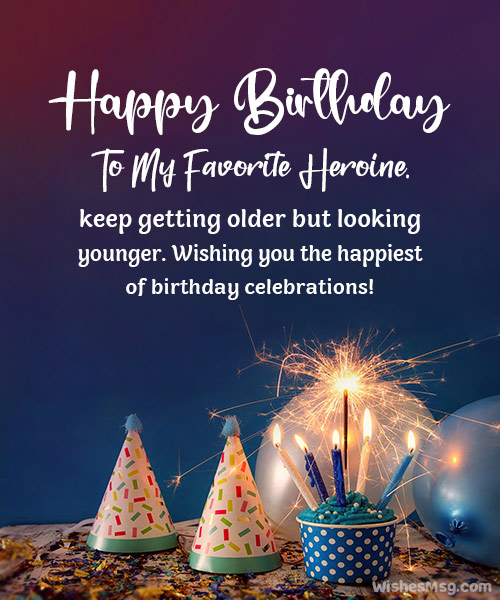 birthday wishes for celebrity female
