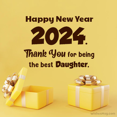 new year message for daughter 2024