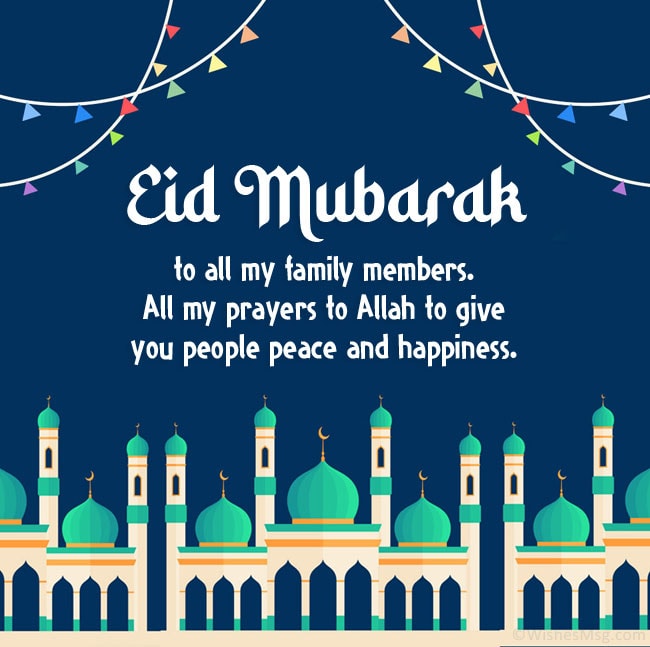 eid mubarak wishes for family members