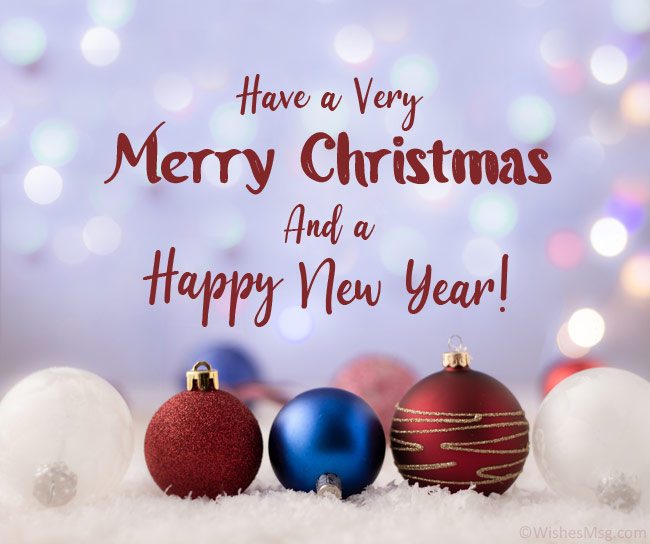 christmas and new year message