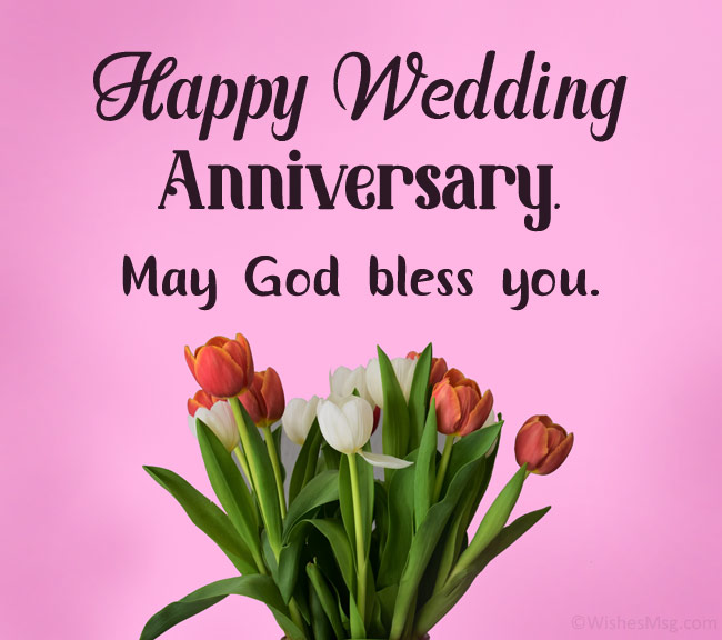 christian wedding anniversary wishes