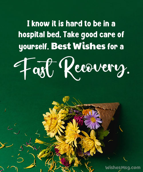 get well wishes for fast recovery