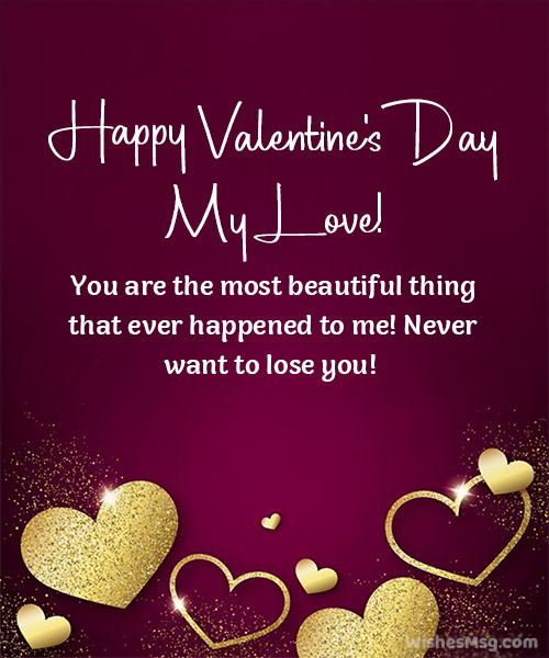 valentine message to my love