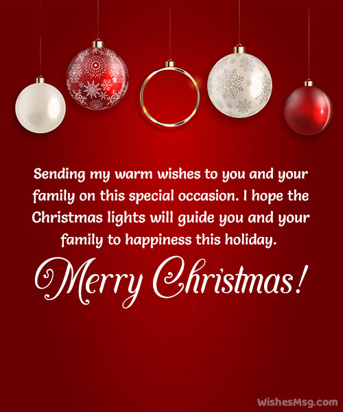 christmas messages for family and friends