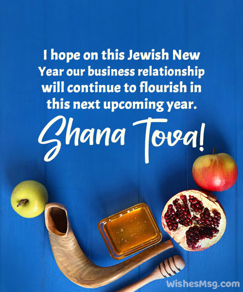 jewish new year greetings for business