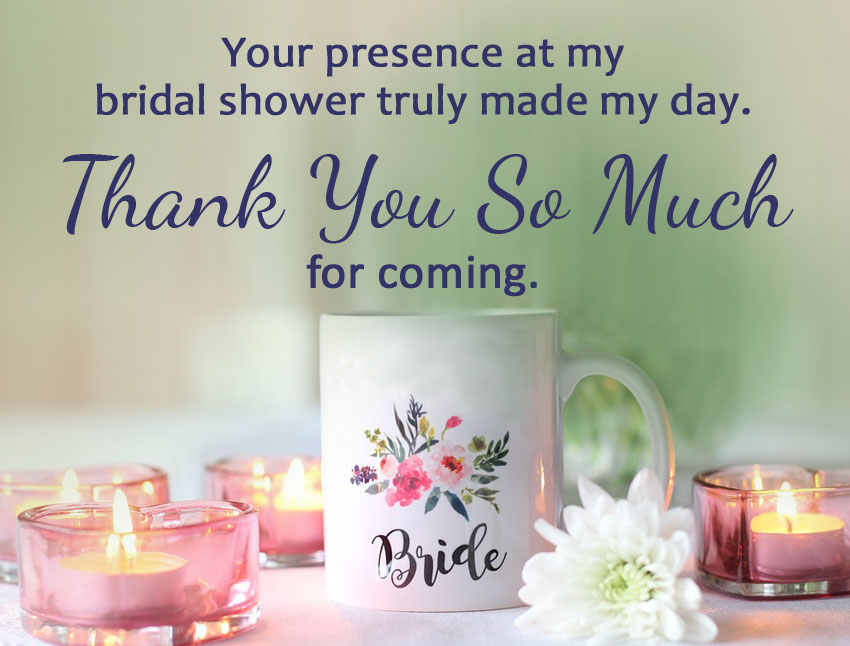 Bridal Shower Thank You Notes