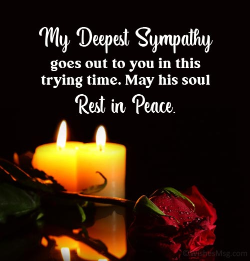 sympathy images for loss of husband