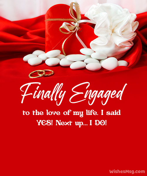 Engagement Announcement Message