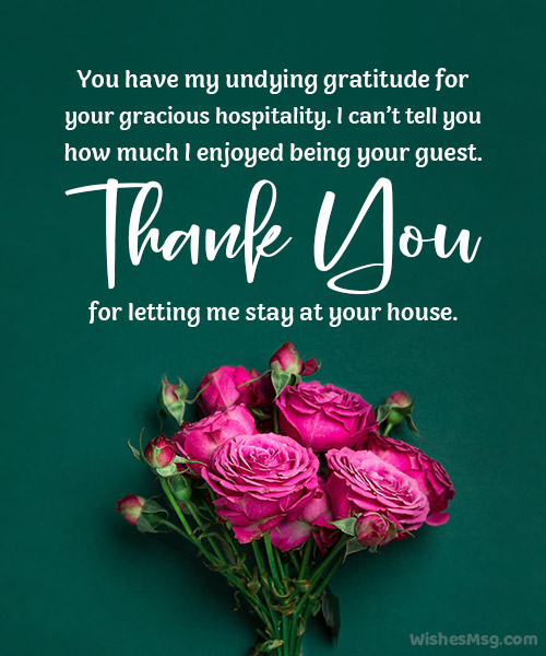 thank you messages after visiting a friend